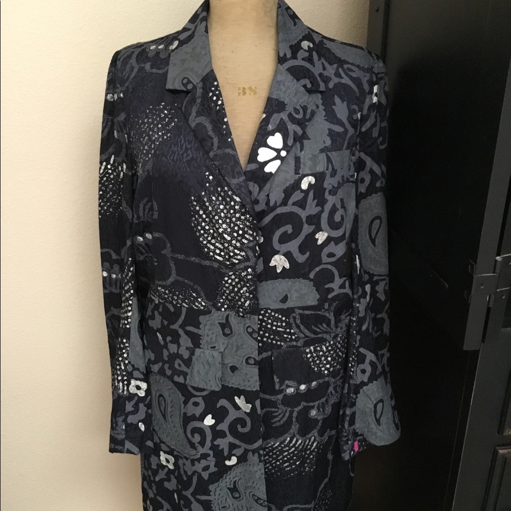 Free People Navy Eye of the Wild Jacket-NWT